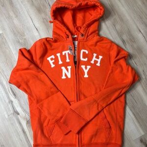Abercrombie & Fitch Vibrant Orange Hoodie